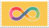 An Autism Spectrum stamp.