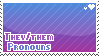 A they them pronouns stamp.